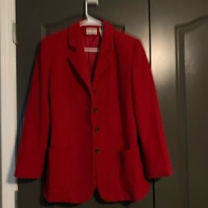 Red jacket